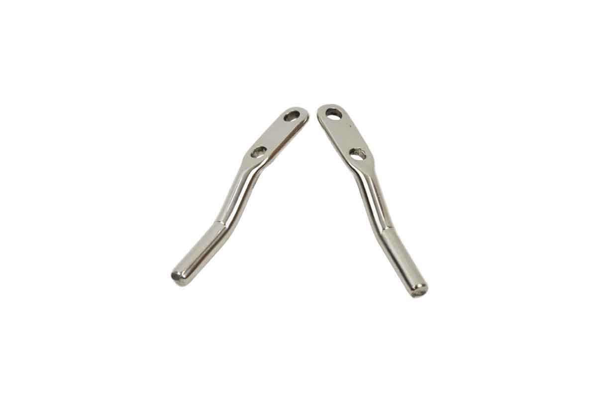 Kentrol 30569 Door Strap Pins Pair for 1997-2006 Jeep Wrangler TJ LJ - Polished Silver
