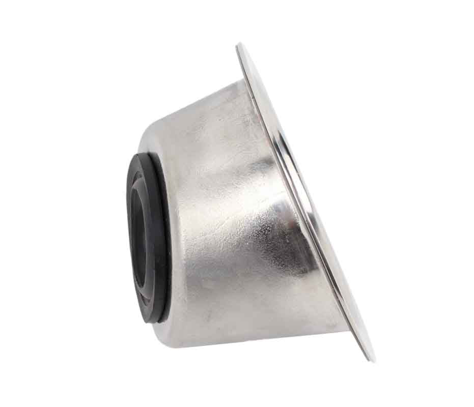 Kentrol 30587 Gas Filler Neck for 2007-2018 Jeep Wrangler JK 2-Door - Polished Silver