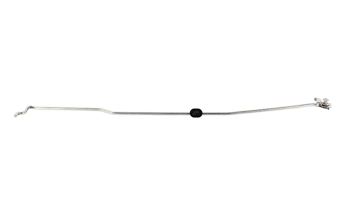 Kentrol 30594 Hood Prop Rod for 2007-2018 Jeep Wrangler JK - Polished Silver