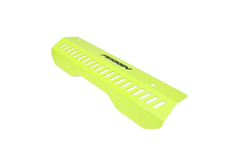 PERRIN 22-26 Subaru WRX Pulley Cover - Neon Yellow (SHORT - For Use w/PERRIN AOS)