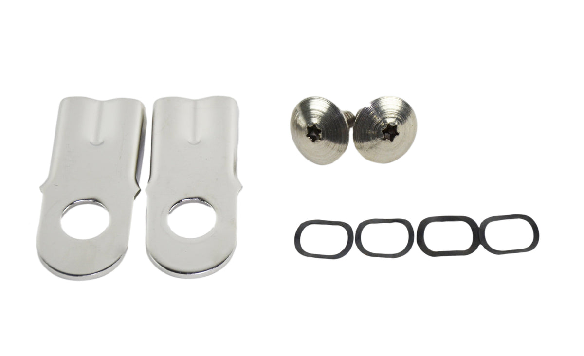 Kentrol 30666 Tailgate Pivot Latch Assembly for 1976-1986 Jeep CJ7 - Polished Silver