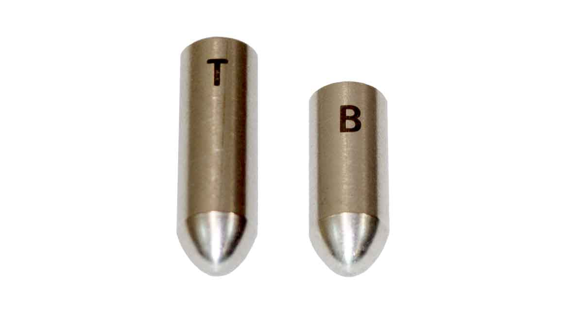 Kentrol 30716 Door Alignment Pins for 1997-2018 Jeep Wrangler TJ LJ JK - Polished Silver
