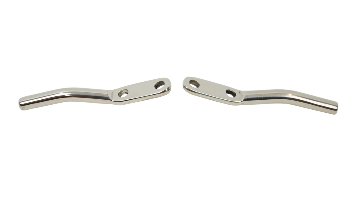 Kentrol 30724 Door Strap Kit for 1997-2006 Jeep Wrangler TJ LJ - Polished Silver