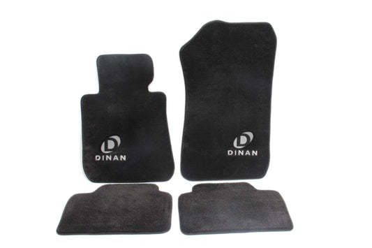 Dinan 10-15 BMW 750i xDrive Signature Floor Mats Black w/ Silver Logo - Set of 4