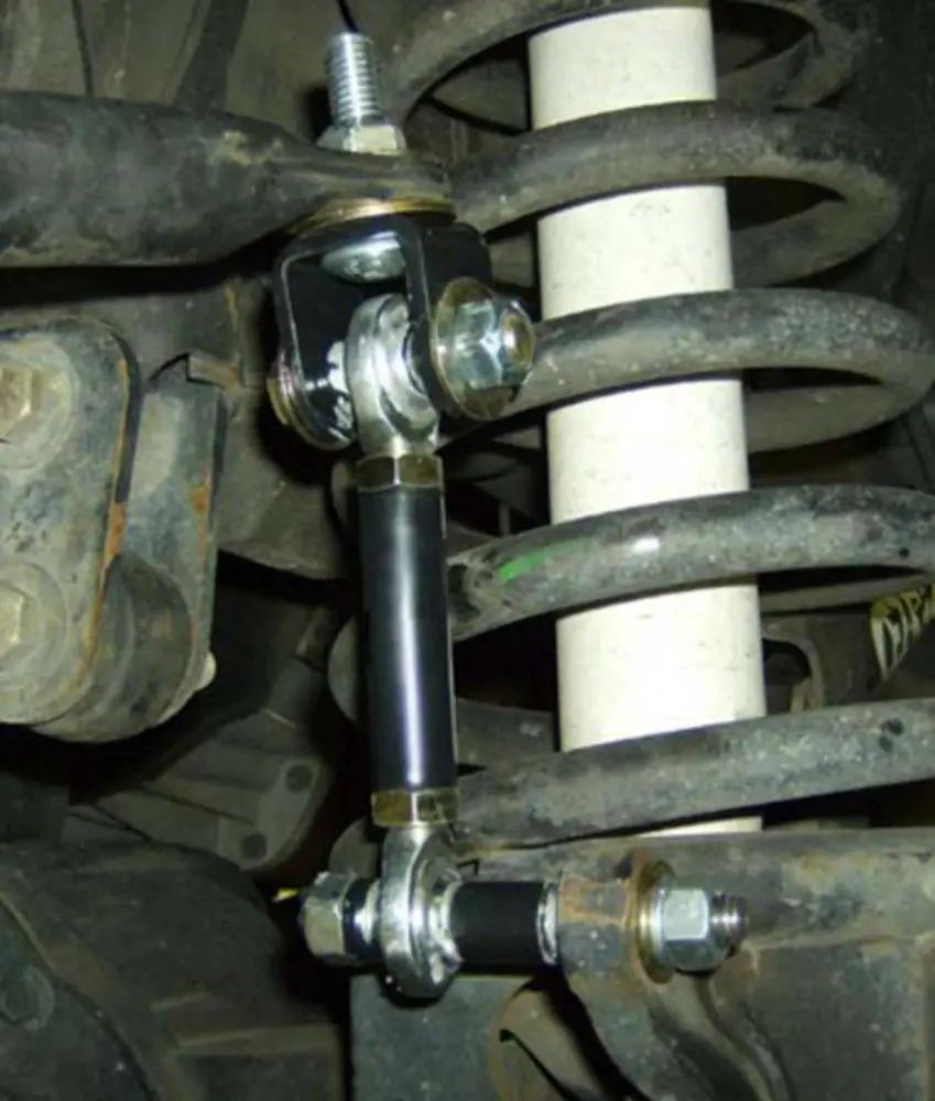 Tuff Country 30927 Front Adjustable Sway Bar End Links Heim for 1998-2013 Dodge Ram 1500 2500 4WD
