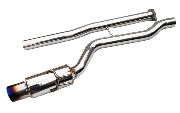 Invidia HS09MEXGRT 08-Up Mitsubishi EVO X Racing Single Titanium tip Cat-back Exhaust