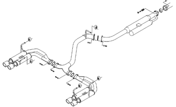 HKS 2021-2025 Subaru WRX LEGAMAX Sport Exhaust