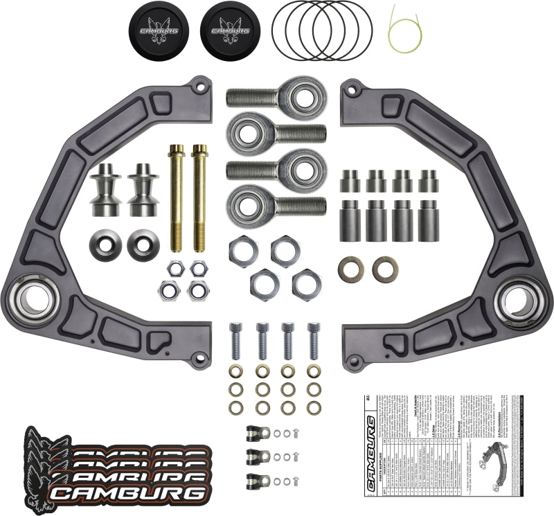 Camburg Engineering CAM-310189-GRY KINETIK Uniball UCA Gray for 2022-2025 Toyota Tundra / Sequoia