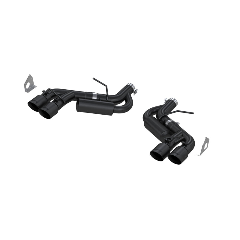 MBRP Camaro V8 6spd 3in Black Race Dual Axle Back w/ 4.5in