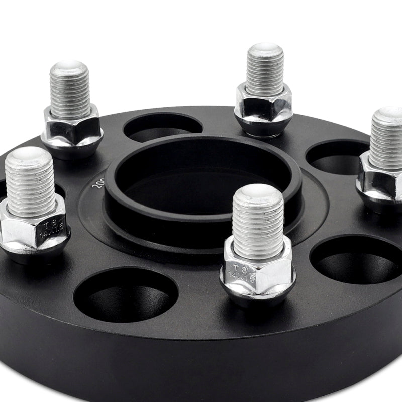 Mishimoto Wheel Spacers - 5x120 - 64.1 CB - M14 x1.5 - 50mm - BK - #MMWS-013-500BK