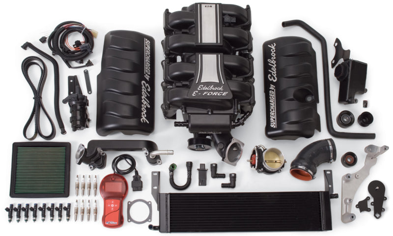 Edelbrock 1580 Supercharger Stage 1 - Street Kit 2005-2009 Ford Mustang 4.6L 3V with Tuner