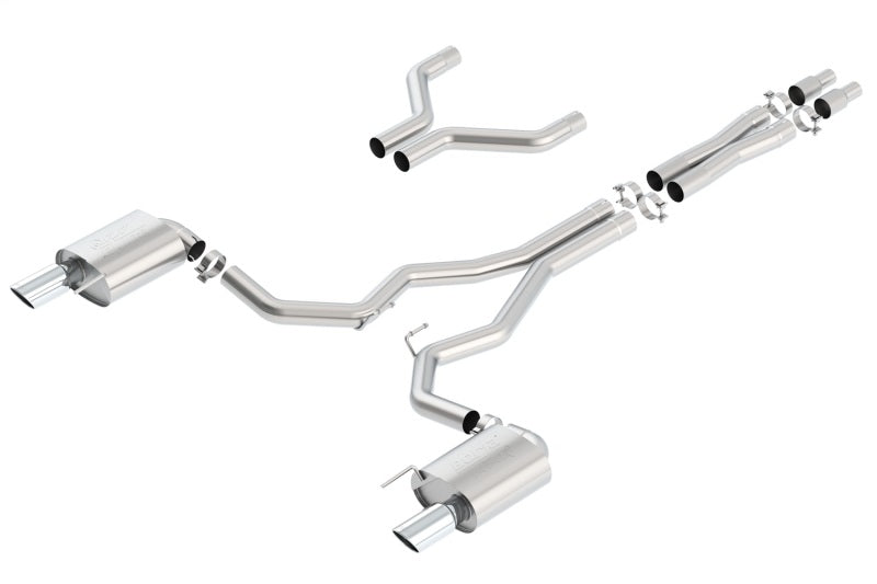 Borla 140630 Cat-Back Exhaust System ATAK for 2015-2017 Ford Mustang GT (5.0L V8)