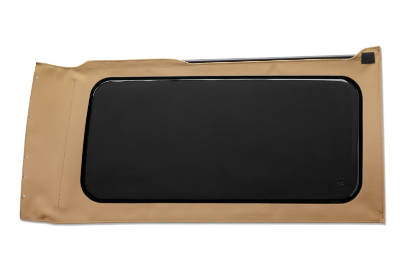 Bestop 18-26 Jeep Wrangler JL Oe JL Replacement Windows (Quarter Right Hand 2-Door Tan Twill Tinted)