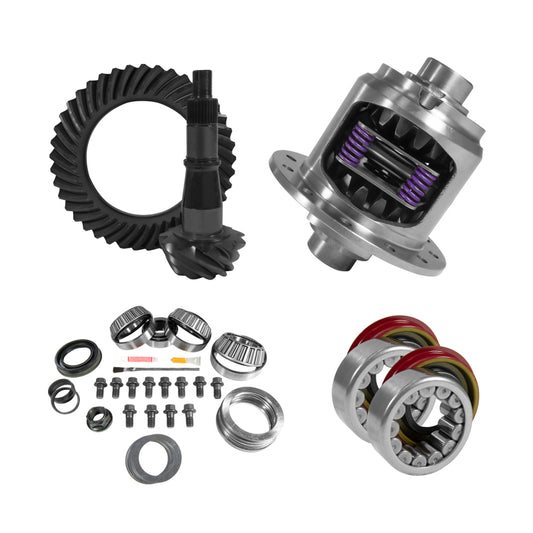 Yukon Gear & Axle YGK2252 9.5in for GM 3.42 Rear Ring & Pinion Install Kit 33 Spline Positraction Axle Bearing and Seals
