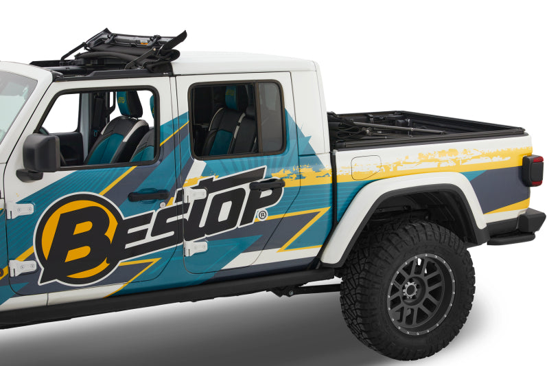 Bestop 20-26 Jeep Gladiator For 5 Ft. Bed Supertop For Truck 2 (Black Diamond)