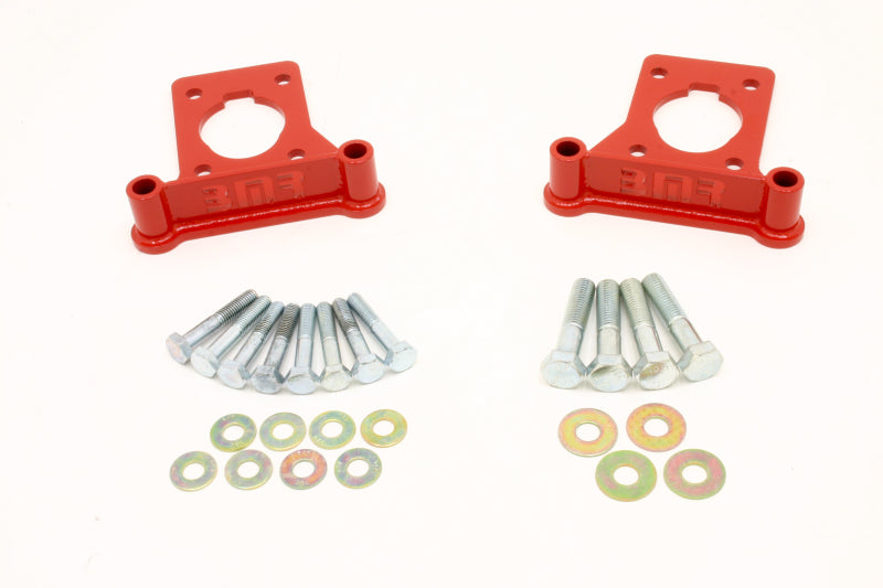 BMR 1993-2002 F-Body Front C5 Brake Conversion Caliper Bracket - Red
