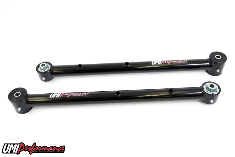 UMI Performance 3038-B Lower Control Arms Polyurethane/Roto-Joint Black