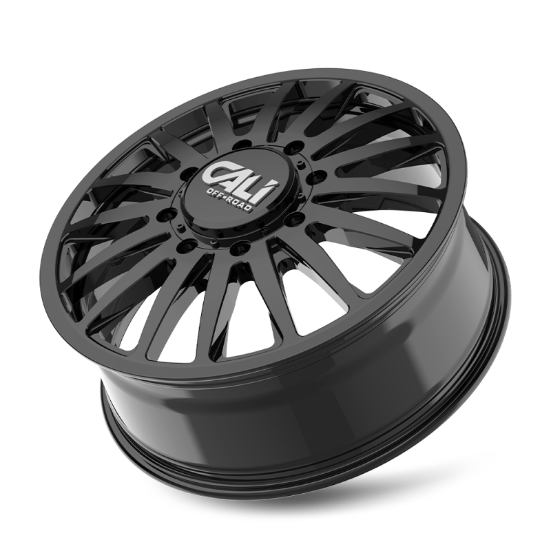 Cali Off-Road Summit Dually Front 22x8.25 8x165.1 115mm Gloss Black Wheel 9110D-22881GBF115
