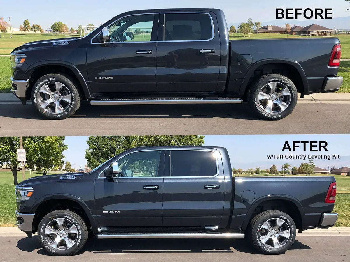 Tuff Country 32907 2in Front Leveling Kit with Ride Height Sensor Links for 2019-2024 Ram 1500