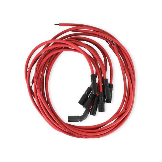 MSD 32129 Super Conductor Spark Plug Wire Set, Univ. for Chevy LT1 w/straight boot