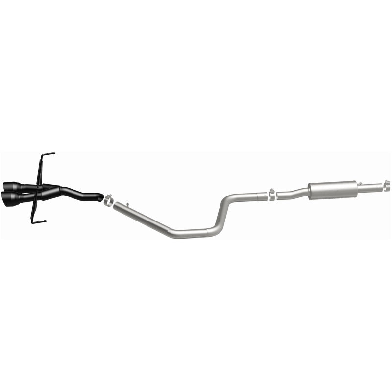 MagnaFlow 19455 2019 Hyundai Veloster 1.6L 2.5in Center Exit Stainless Steel Cat-Back Exhaust w/Blk Tips - #19455