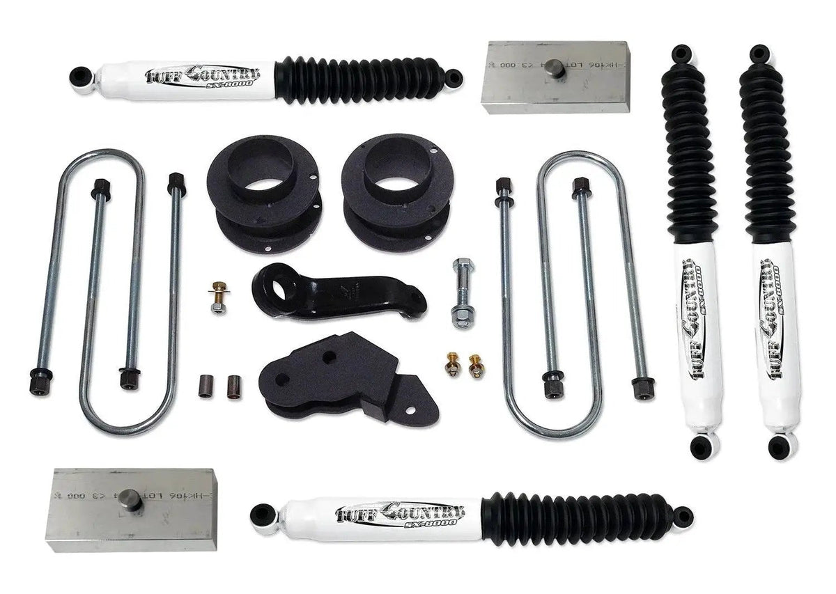Tuff Country 33151KN 3in Lift Kit without Front Shock Brackets SX8000 for 2019-2023 Dodge Ram 3500
