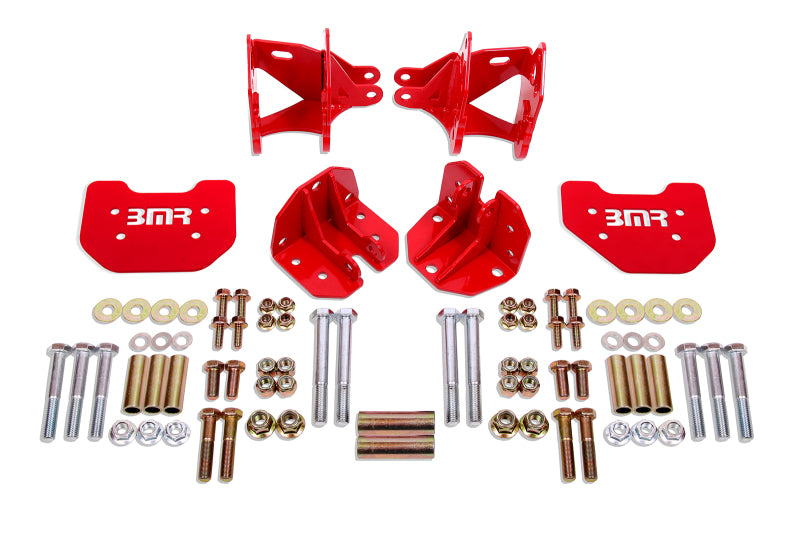 BMR 1979-2004 Mustang Rear Coilover Conversion Kit with Control Arm Bracket - Red