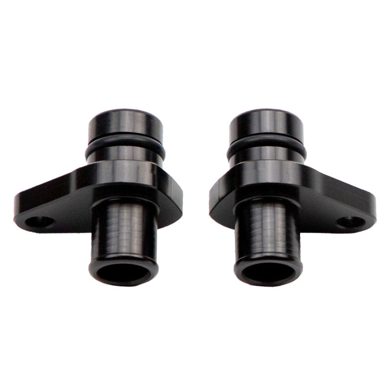 Wehrli Custom Fabrication WCF100189 Crankcase Vent Fitting Kit Black Anodized for 2004.5-2010 Chevrolet Silverado / GMC Sierra 2500 HD / 3500 HD Duramax