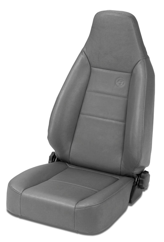 Bestop 76-86 Jeep Cj7 Front Trailmax II Sport Seat (All Vinyl Charcoal/Gray)