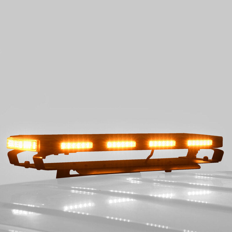 Putco for Universal 24in Tri Color Hornet Light (Amber/Blue/White) - LED Stealth Rooftop Strobe Bar