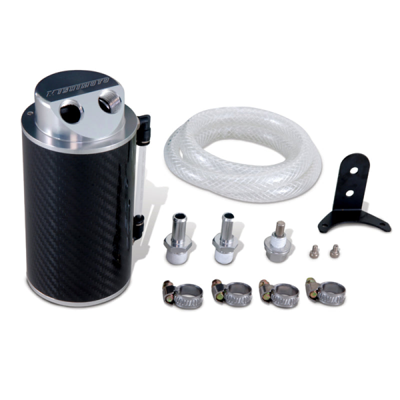 Mishimoto Carbon Fiber Oil Catch Can 10mm Fittings - #MMOCC-CF