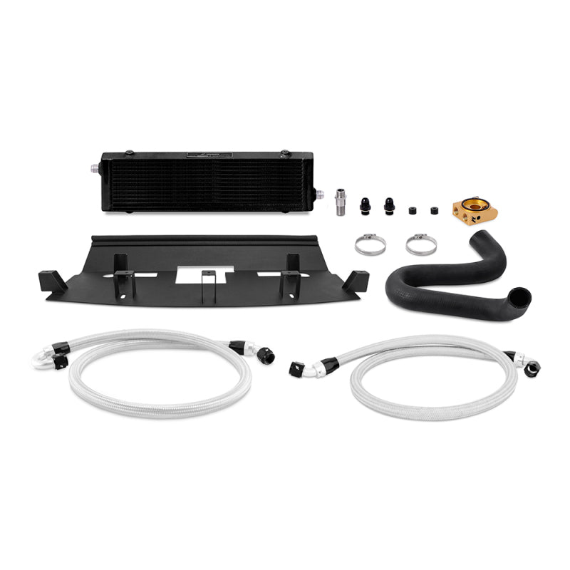 Mishimoto 2018+ Ford Mustang GT Thermostatic Oil Cooler Kit - Black - #MMOC-MUS8-18TBK