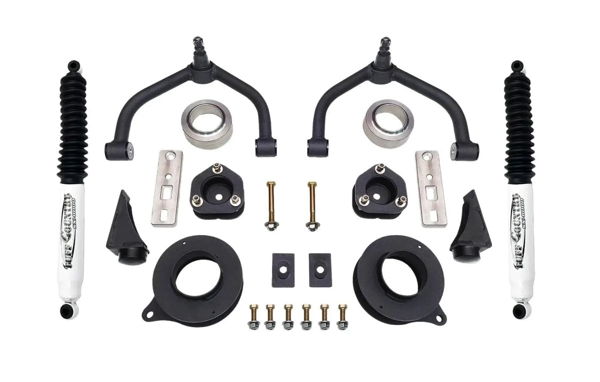 Tuff Country 34119KN 4in Lift Kit with Ball Joint Upper Arms SX8000 for 2019-2023 Ram 1500 Classic