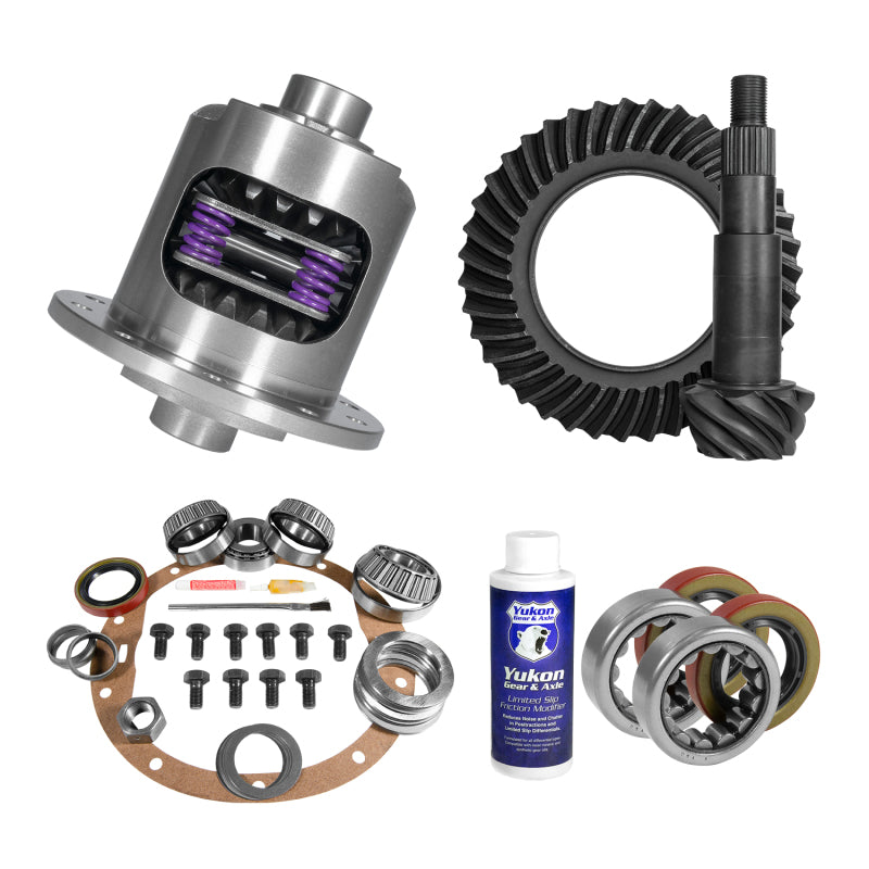 Yukon Gear & Axle YGK2337 For 70-96 Chevrolet Caprice Limited Slip & Re-Gear Kit - 8.5in Diff 28 Spline 3.73 Ratio