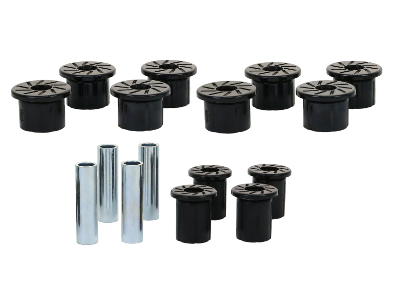Whiteline W73470 Rear Leaf Spring Shackle Bushing Kit for 1989-1995 Toyota Pickup, 2001-2004 Toyota Tacoma