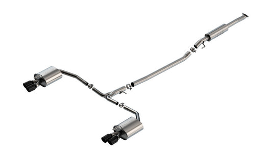 Borla 140905BC 21-23 Hyundai Sonata N Line 2.5L i4 AT FWD 4DR 2.00in 2.75in S-Type Exhaust - Black Chrome - #140905BC