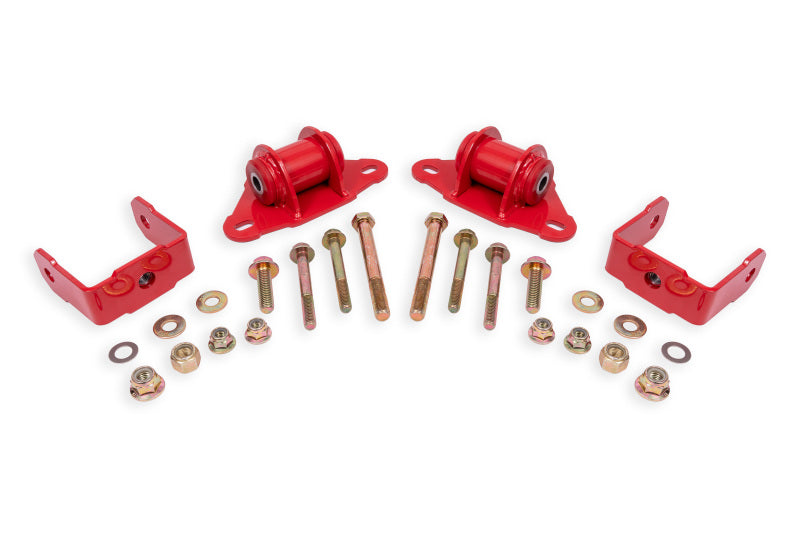 BMR 2014-2019 Chevrolet Corvette Polyurethane Transmission/Differential Mount - Red