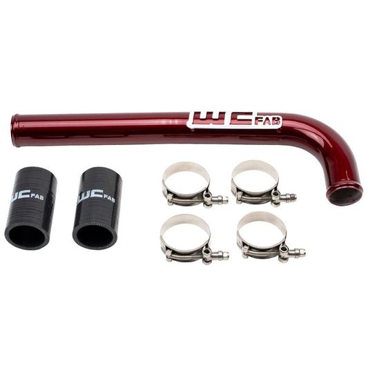 Wehrli Custom Fabrication WCF100517-RED Upper Coolant Pipe WCFab Red for 2010-2018 Dodge Ram / Ram 2500 / 3500 6.7L Cummins
