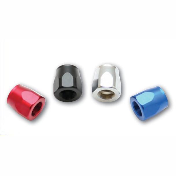 Vibrant -8AN Hose End Socket - Red