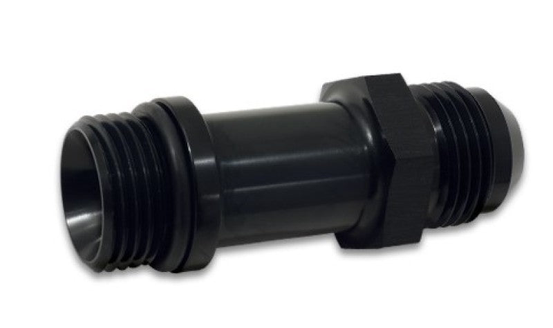 Vibrant Male -6AN to Male Straight -6AN ORB w/O-Ring Extender Adapter 1.625 in.