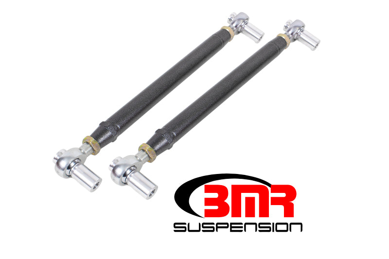 BMR 1979-1998 Fox Mustang Chrome Moly Lower Control Arms with Double Adj. Rod Ends - Black Hammertone