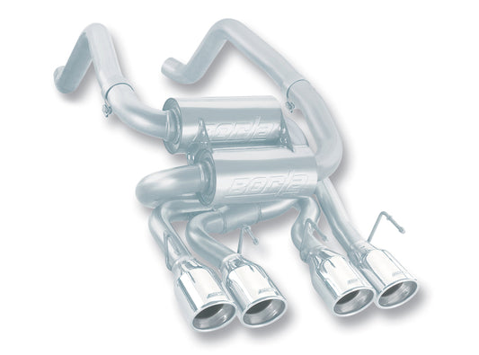 Borla 11744 05-08 Corvette Convertible/Coupe 6.0L/6.2L 8cyl SS S-Type Exhaust (REAR SECTION ONLY) - #11744