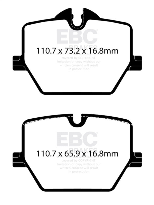 EBC 2021+ BMW G20 3-Series Bluestuff Rear Brake Pads DP52415NDX