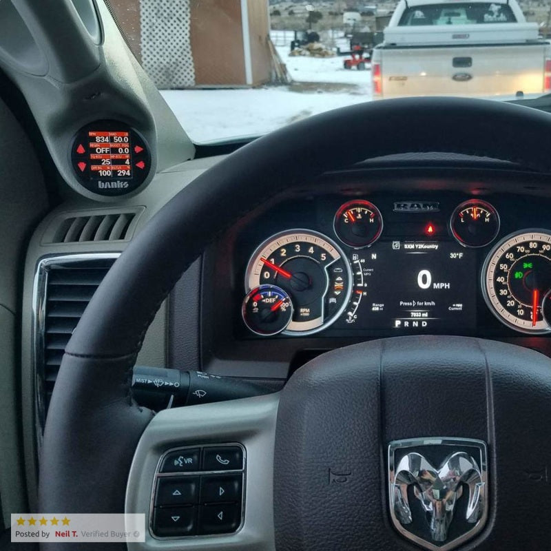 Banks Power Derringer® (Gen 2) with iDash® 1.8 DataMonster®,  2014-18 Ram 1500 3.0L/Grand Cherokee EcoDiesel