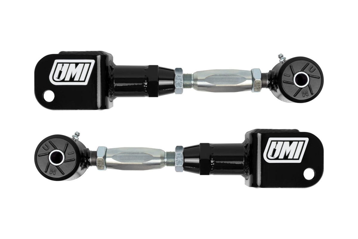 UMI Performance 3618-B Adjustable Upper Control Arms Polyurethane Bushings Black