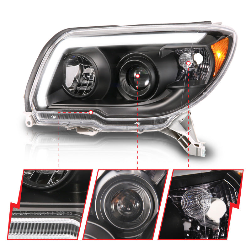 ANZO 2006-2009 Toyota 4Runner LED Projector Headlights