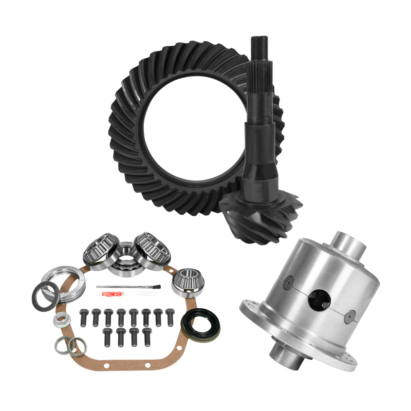 Yukon Gear & Axle YGK2143 10.5in for Ford 3.73 Rear Ring & Pinion Install Kit 35 Spline Positraction