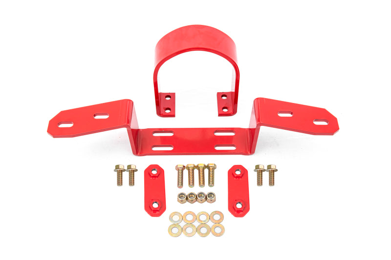 BMR 1964-1972 A-Body Driveshaft Safety Loop Front - Red
