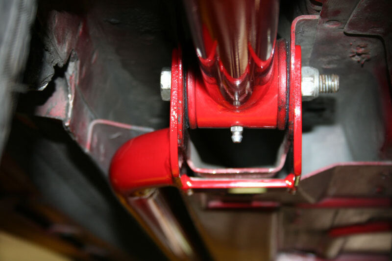 UMI Performance 2027-R Tubular Subframe Connectors Convertible Bolt-In Red