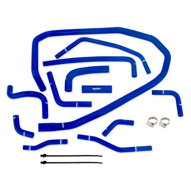 Mishimoto 2015 Subaru WRX Blue Silicone Radiator Coolant Ancillary Hoses Kit - #MMHOSE-WRX-15ANCBL